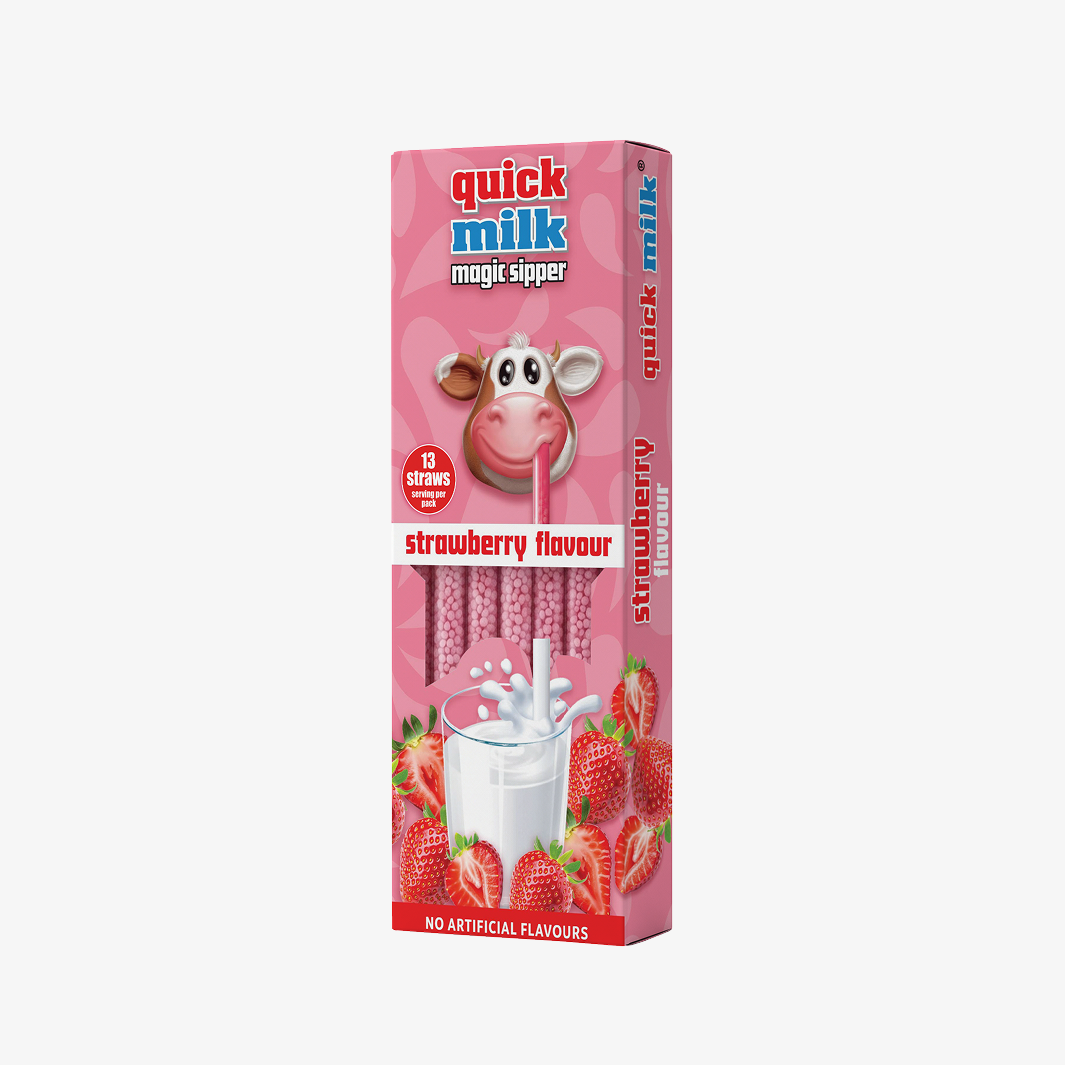 Strawberry Magic Sipper — Quick Milk in Qatar